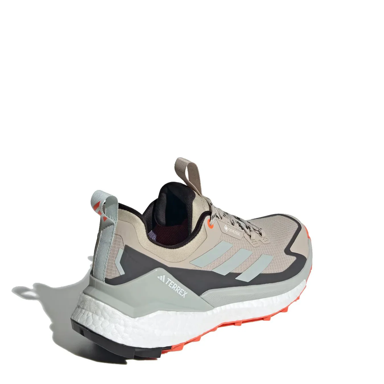 Adidas Terrex Womens Free Hiker 2.0 Low Gore-Tex Wonder Beige / Core Black / Semi Impact Orange - Image 3