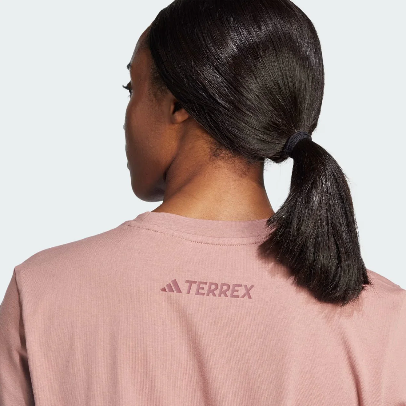 Adidas Terrex Womens Graphic T-Shirt Warm Clay - Image 4