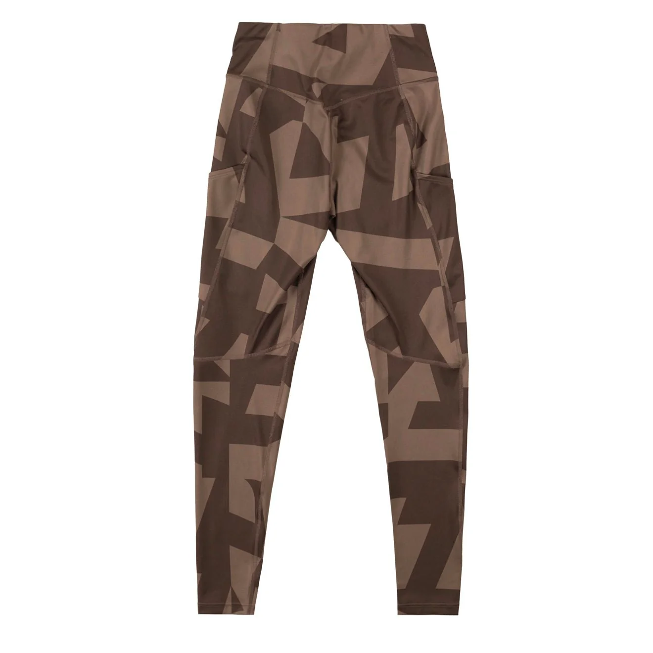 Adidas Terrex Womens MT Tights Aop Trace Brown / Earth Strata - Image 2