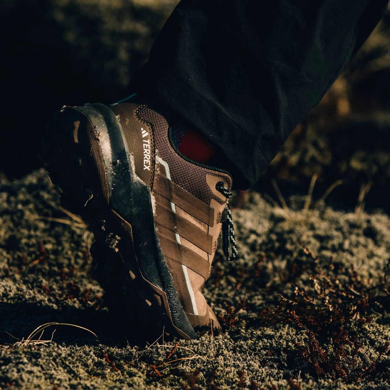 Adidas Terrex Womens Skychaser AX5 GoreTex Hiking Shoe Trace Brown / Earth Strata / Semi Impact Orange - Image 10