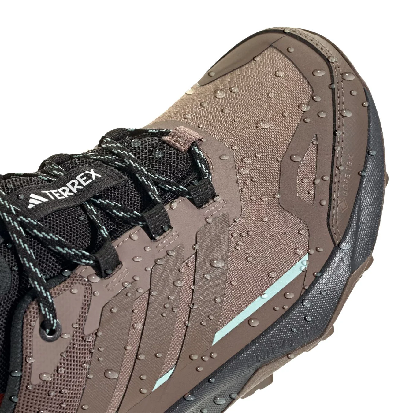Adidas Terrex Womens Skychaser AX5 GoreTex Hiking Shoe Trace Brown / Earth Strata / Semi Impact Orange - Image 6