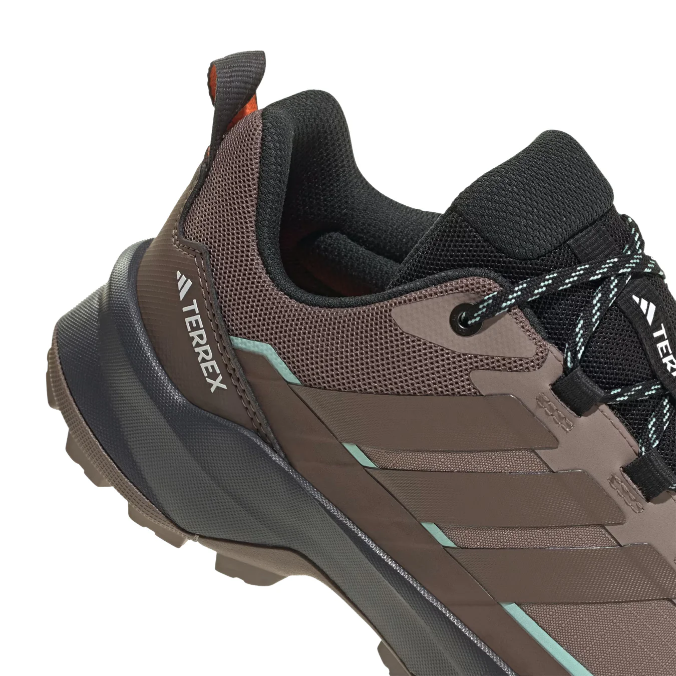 Adidas Terrex Womens Skychaser AX5 GoreTex Hiking Shoe Trace Brown / Earth Strata / Semi Impact Orange - Image 8