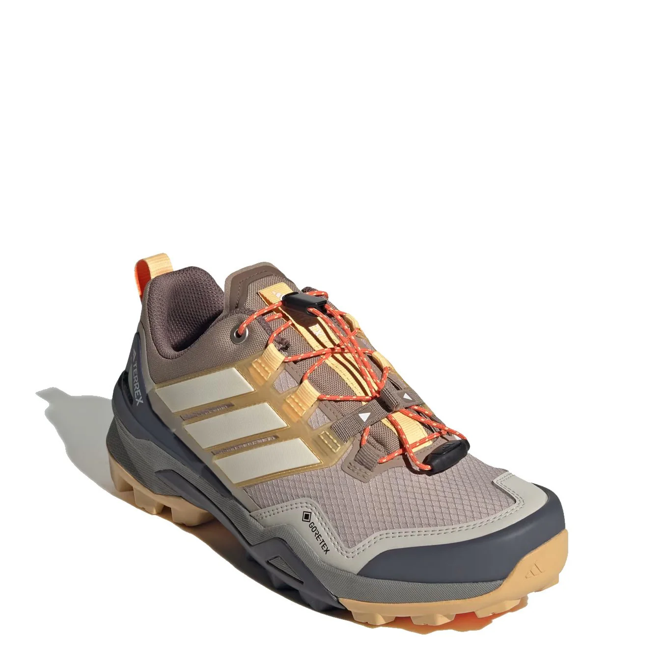 Adidas Terrex Womens Skychaser Gore-Tex Hiking Shoe Wonder Taupe / Off White / Ice Tangerine - Image 2