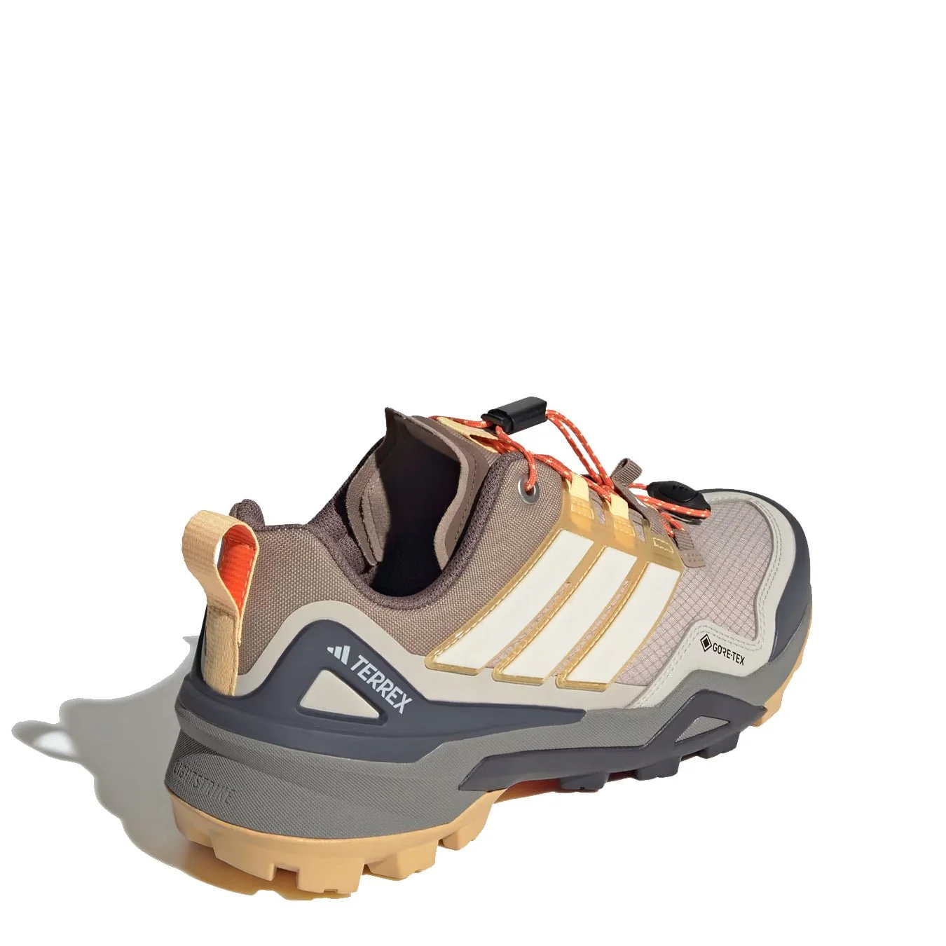 Adidas Terrex Womens Skychaser Gore-Tex Hiking Shoe Wonder Taupe / Off White / Ice Tangerine - Image 5
