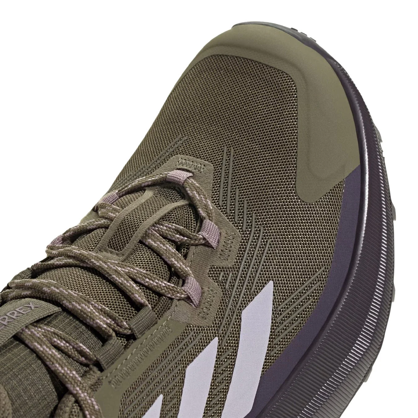 Adidas Terrex Womens Trailmaker 2.0 Hiking Shoes Olive Strata / Silver Dawn / Preloved Fig - Image 7