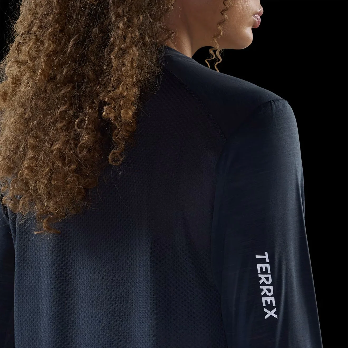 Adidas Terrex Womens Xperior L/S T-Shirt Carbon - Image 5
