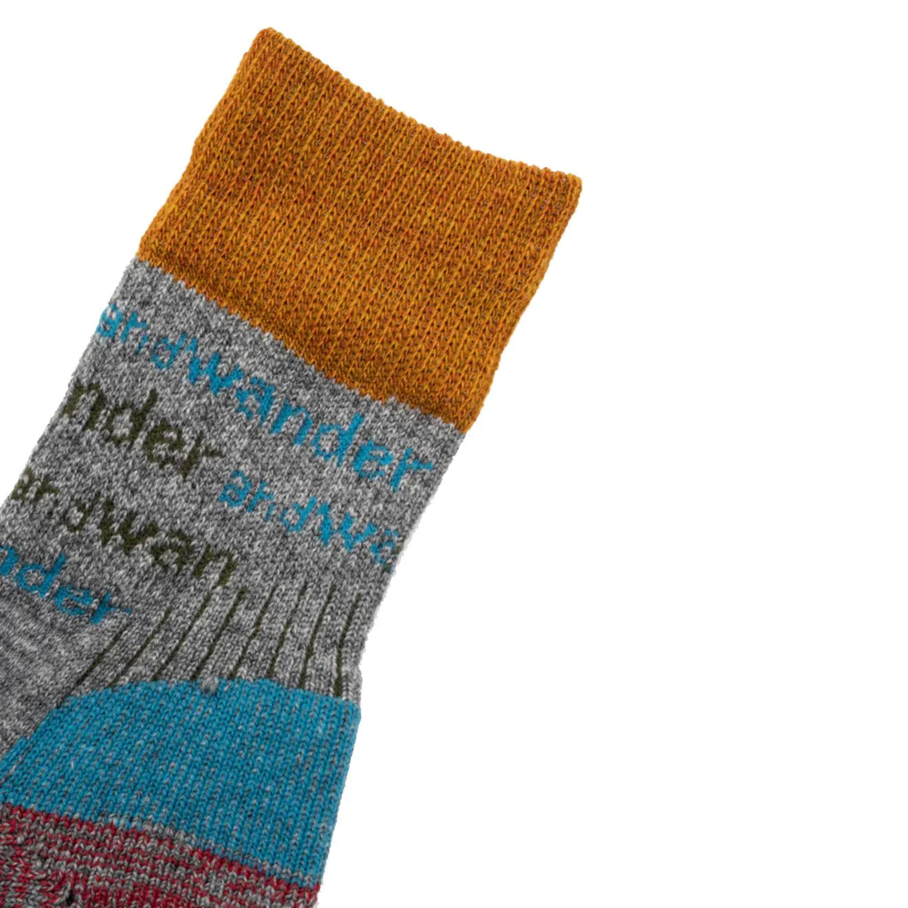 And Wander And Wander Wool Socks Light Grey - Image 3