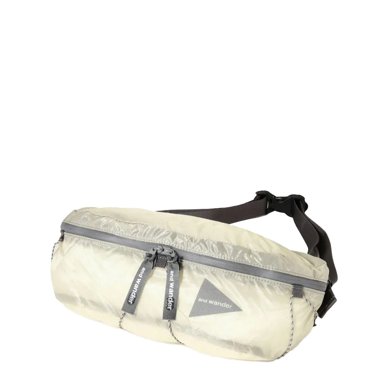 And Wander Sil Waist Bag Off White