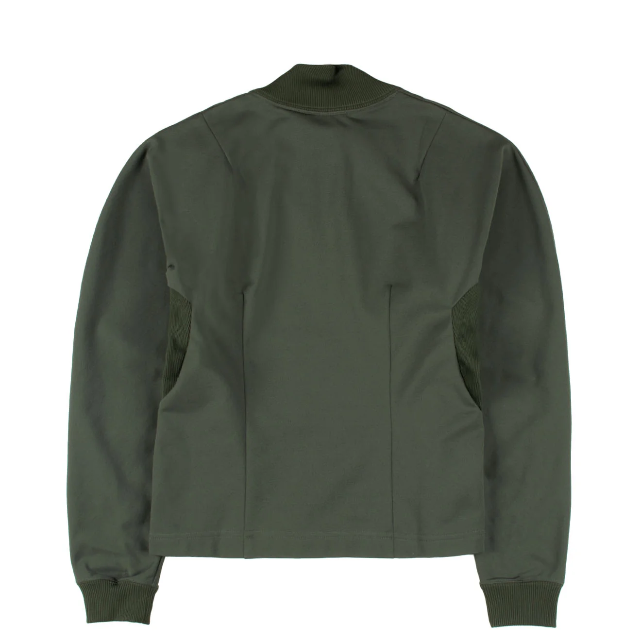 And Wander Womens Back Pile Zip Up Khaki - Image 2
