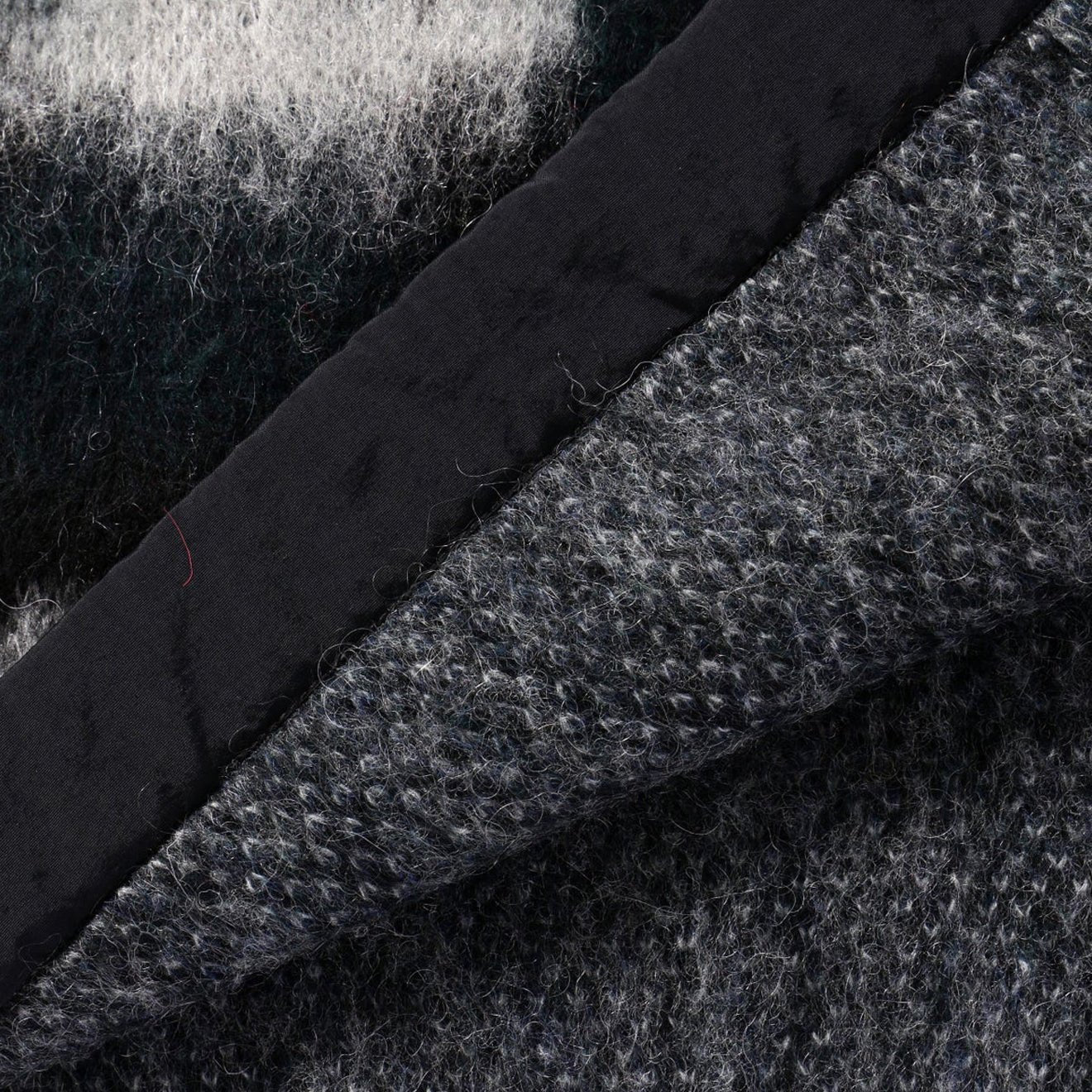 And Wander Womens Mix Color Shaggy Knit Sweater Black Mix - Image 5