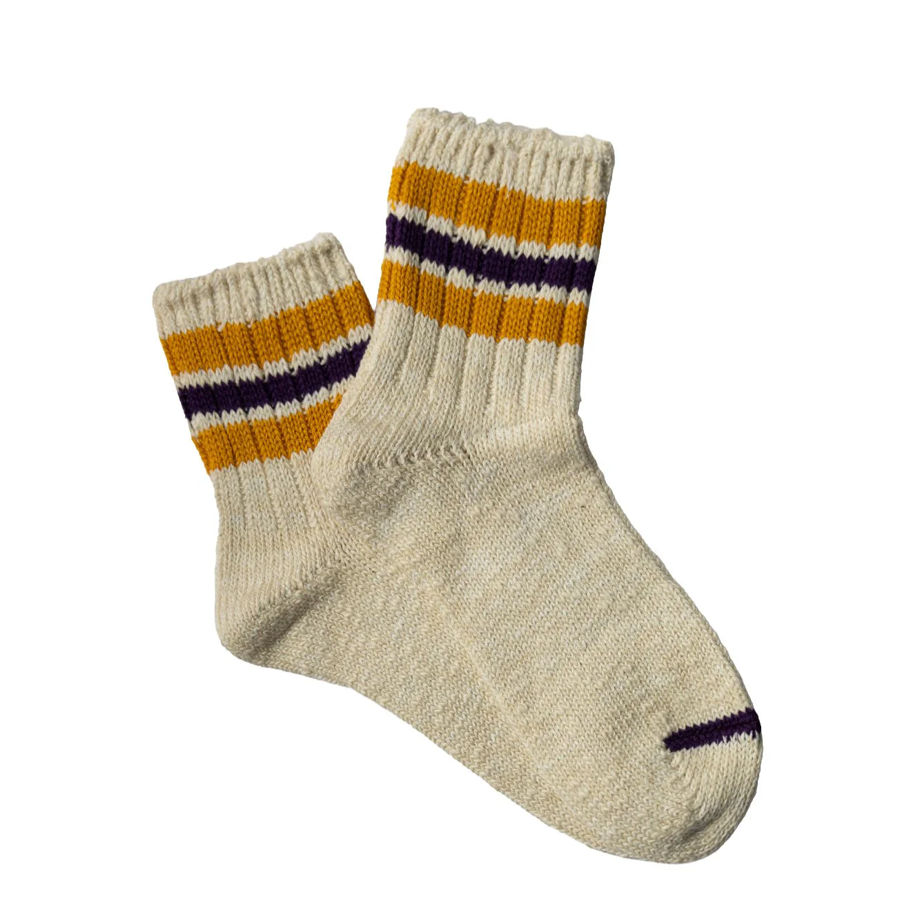 Anonymous Ism 3 Line Slub Q Sock Oatmeal