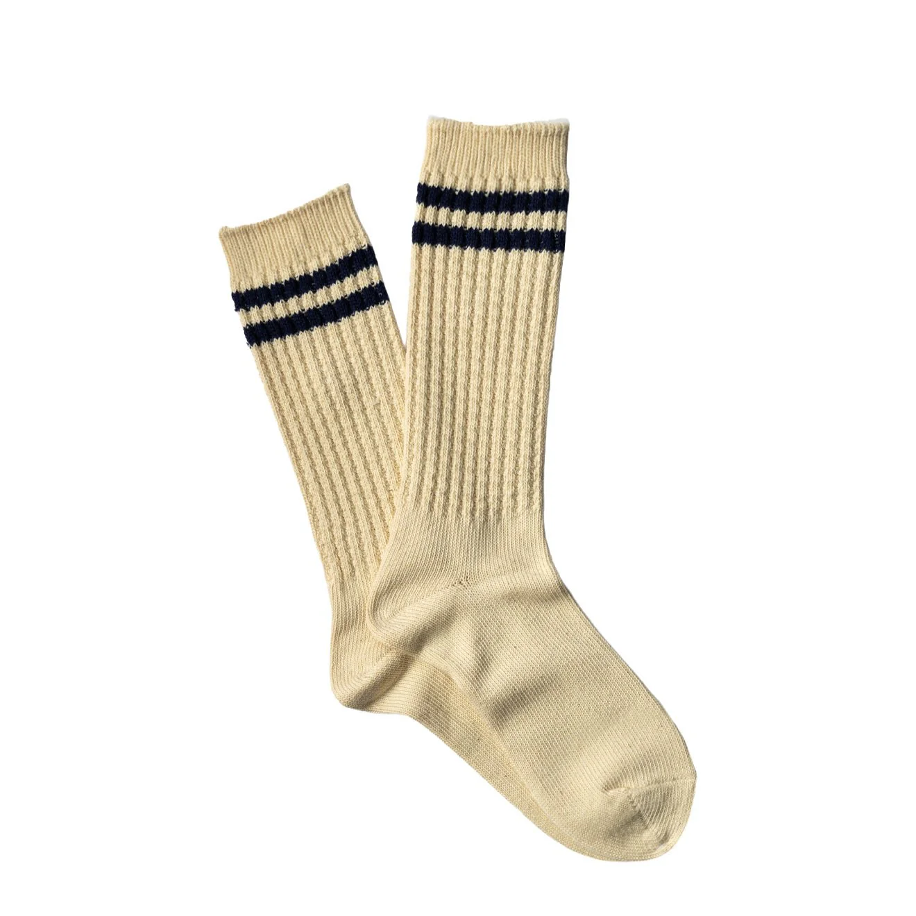 Anonymous Ism OC 2 Line Pique Rib Crew Sock Navy