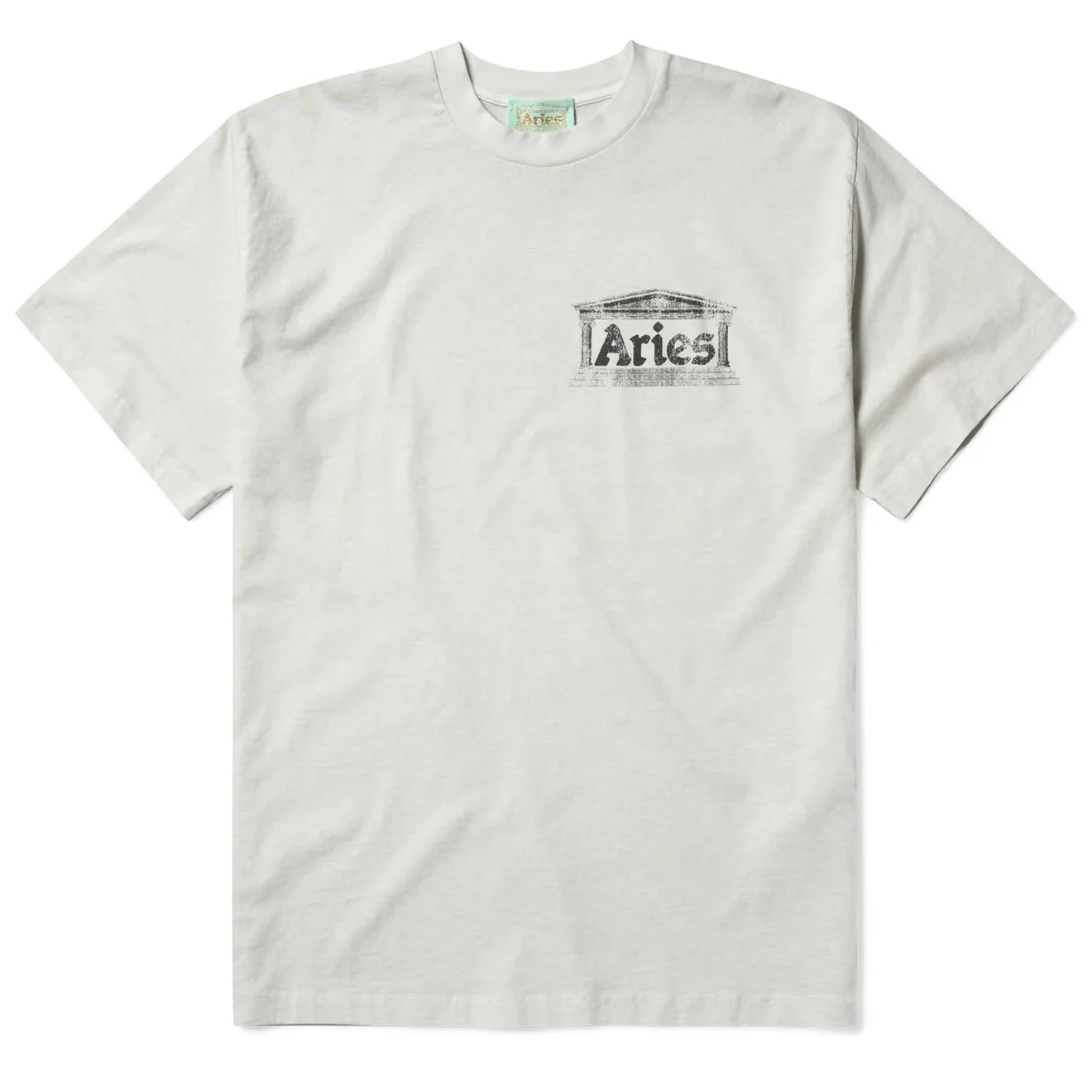 Aries Aged Ancient Temple SS Tee Off White