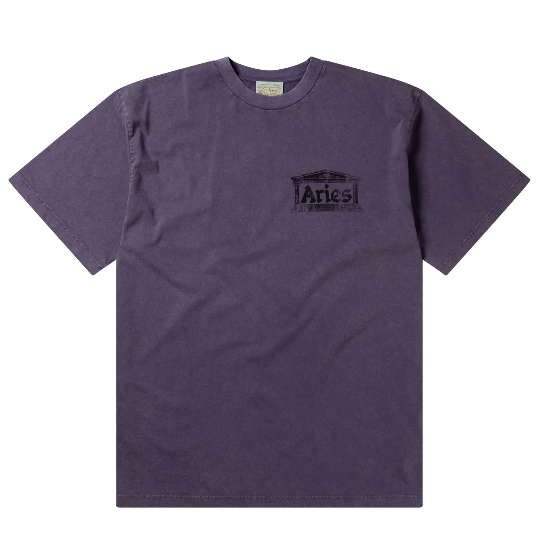 Aries Aged Ancient Temple SS Tee Purple