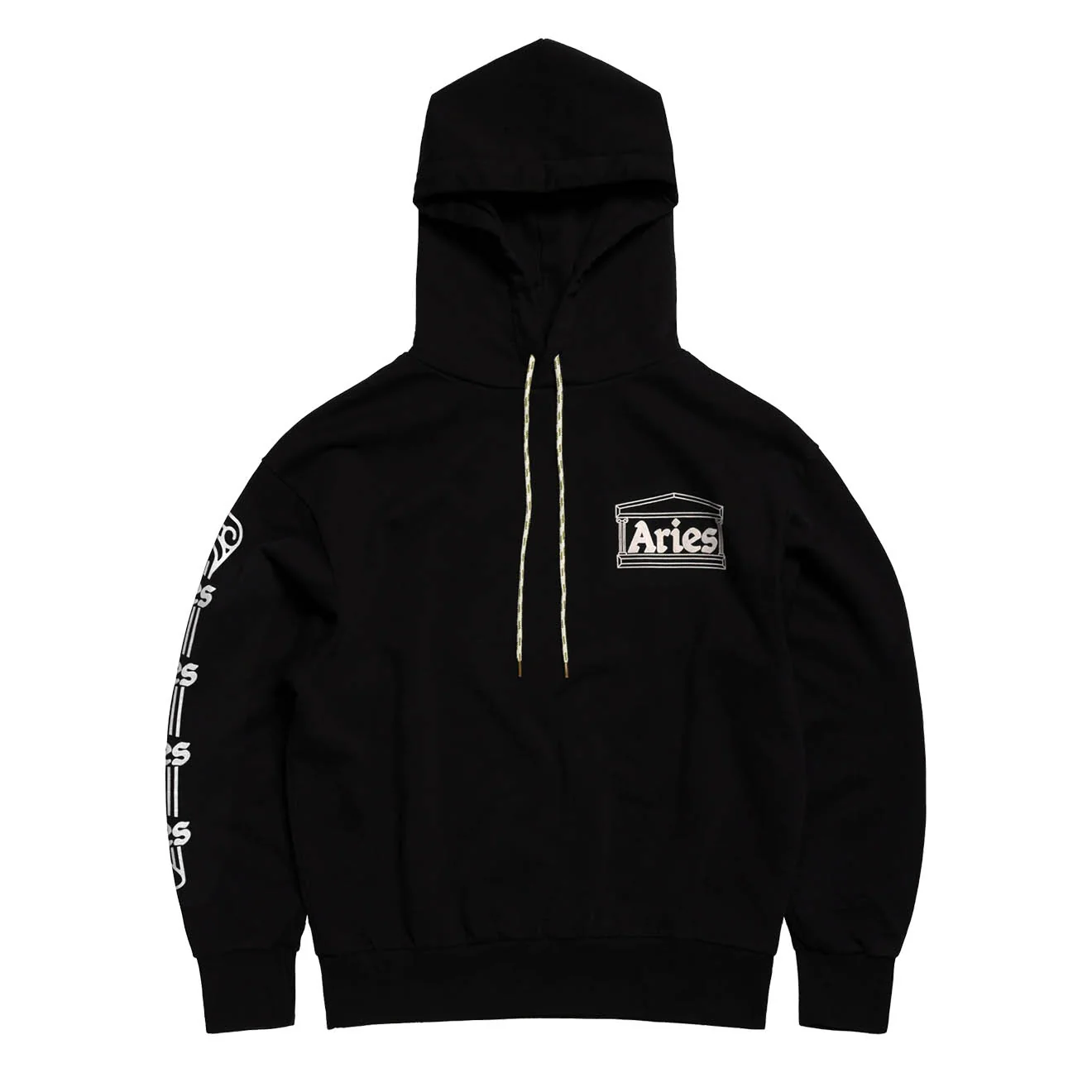 Aries Column Hoodie Black
