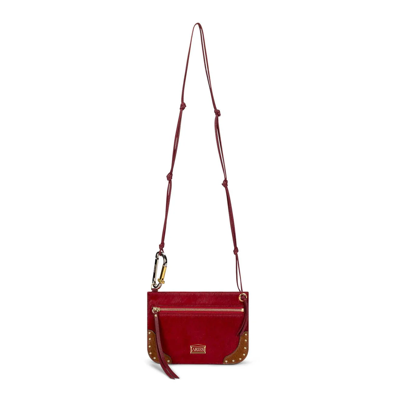 Aries Ponyskin Bobby Bag Red