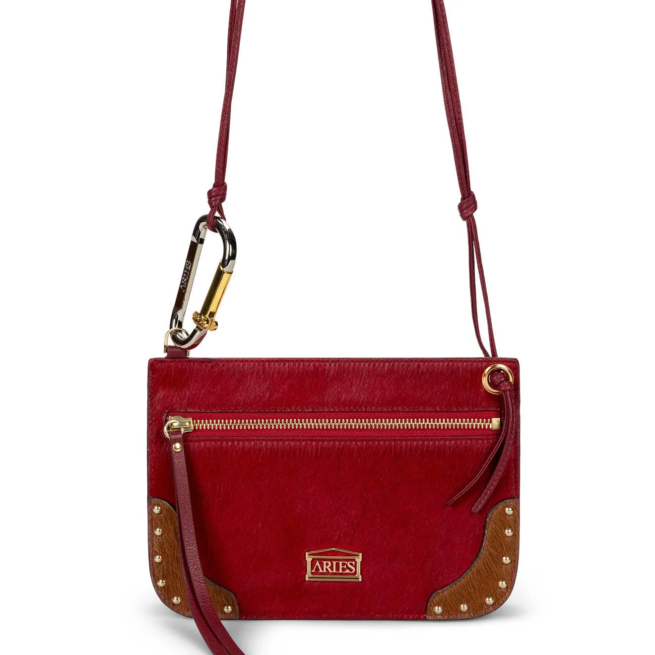 Aries Ponyskin Bobby Bag Red - Image 3