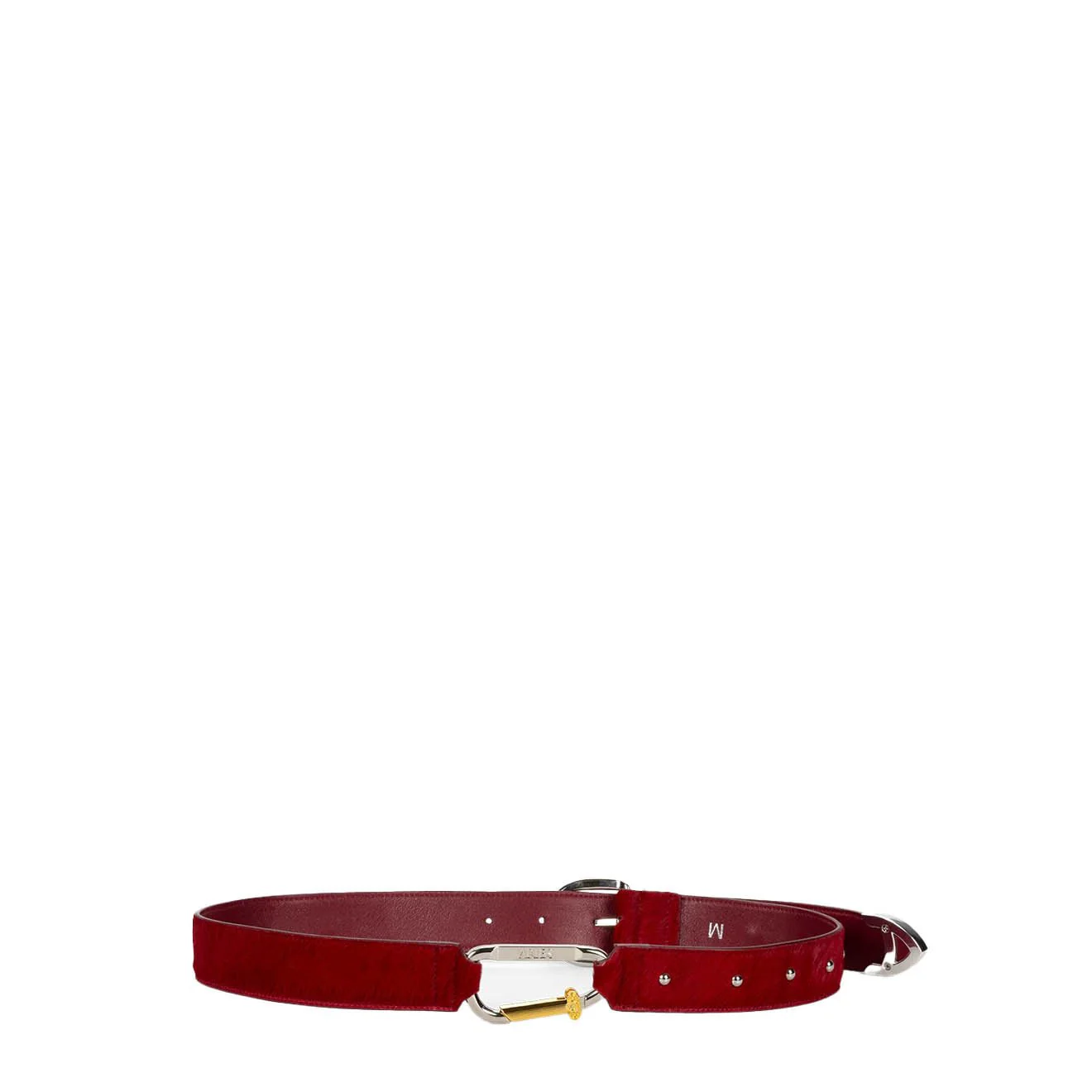 Aries Ponyskin Mazzo Belt Red