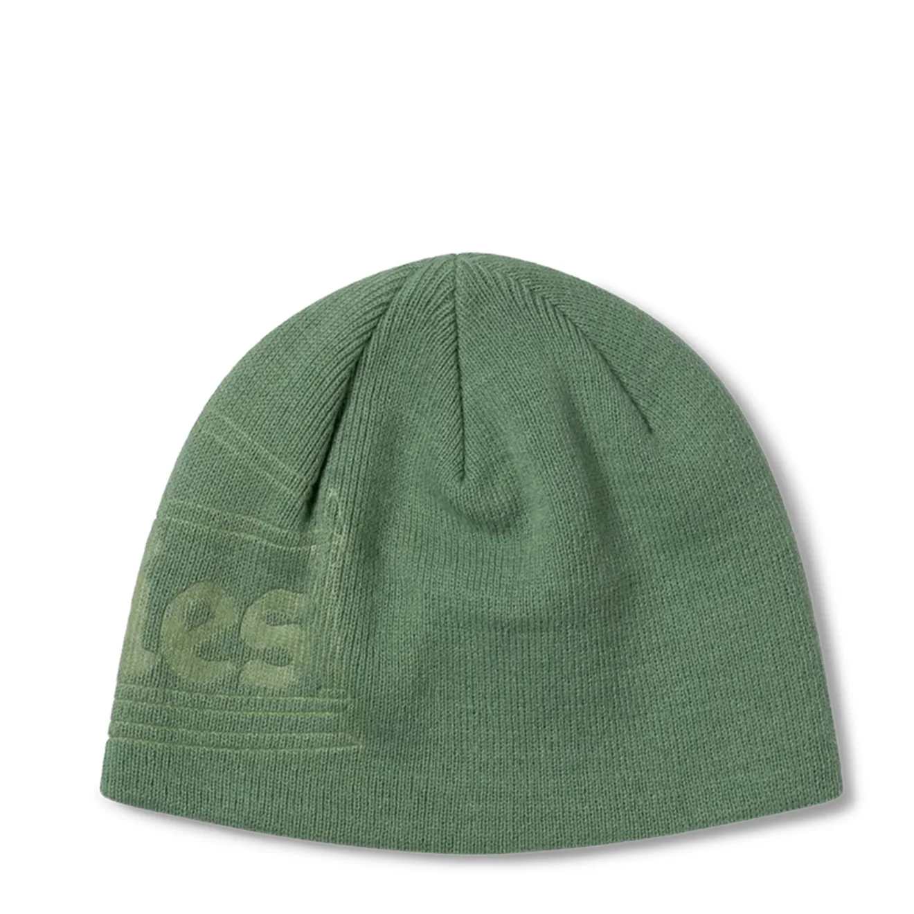 Aries Temple Embossed Skull Beanie Green - Image 2