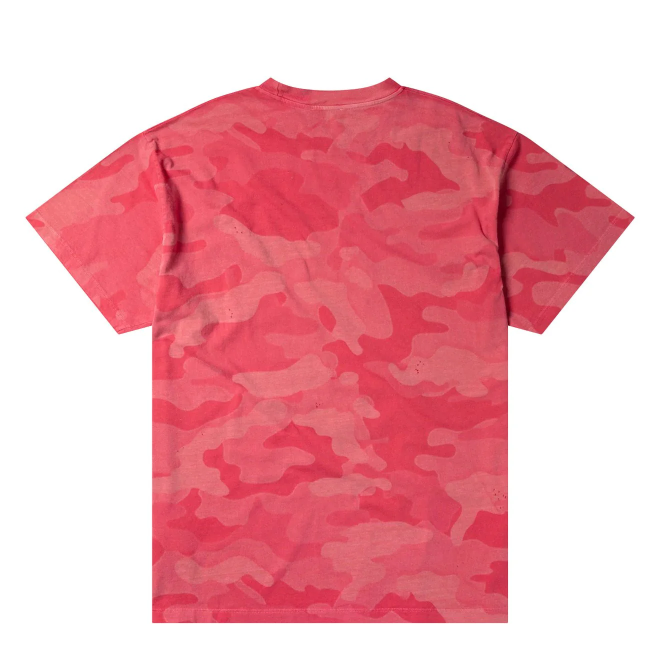 Aries Womens Aged Camo S/S Tee Pink - Image 2