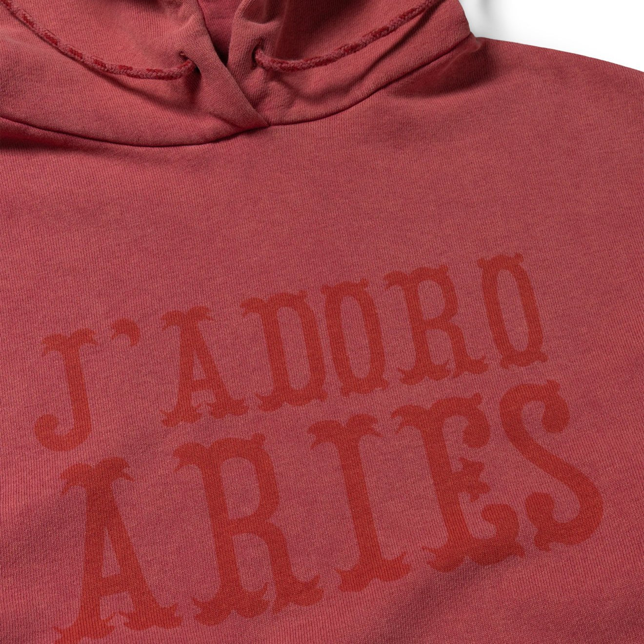 Aries Womens Aged Premium J'adoro Cowboy Hoodie Red - Image 3