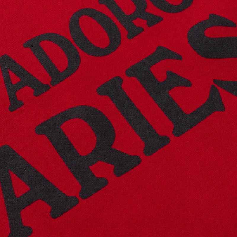 Aries Womens J'Adoro Aries Sweat Red - Image 4