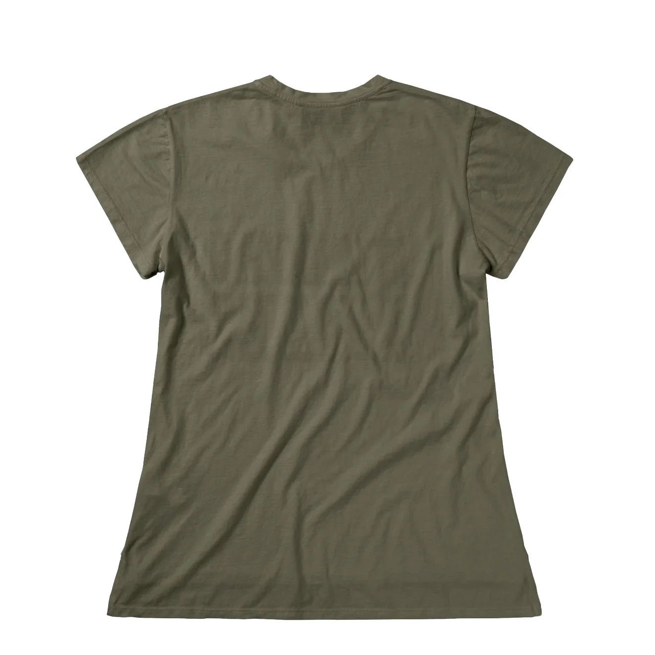 Aries Womens J'adoro Western Cap Sleeve Tee Olive - Image 2