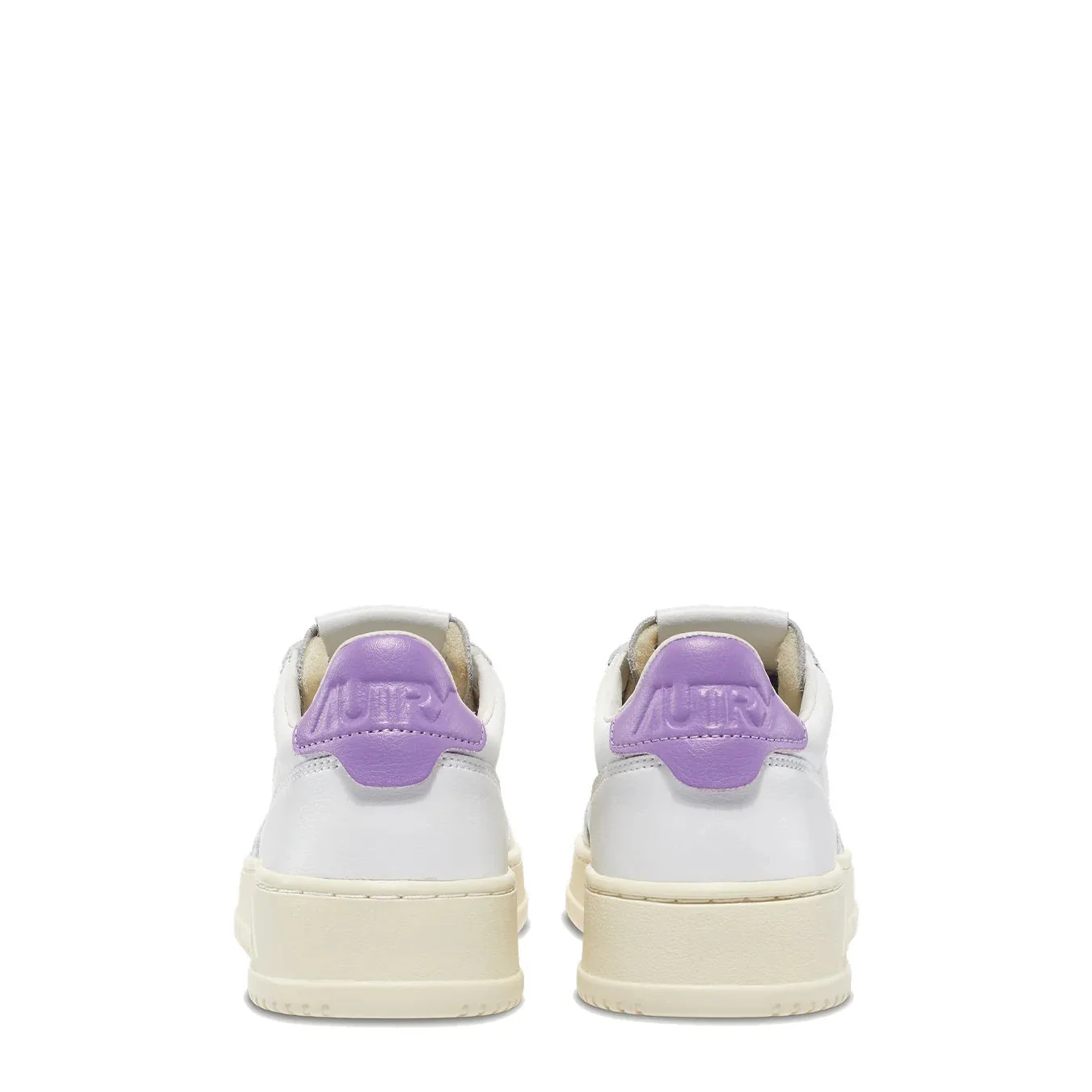 Autry Womens Medalist Low Trainer Leather / Leather - White / Lavender - Image 6