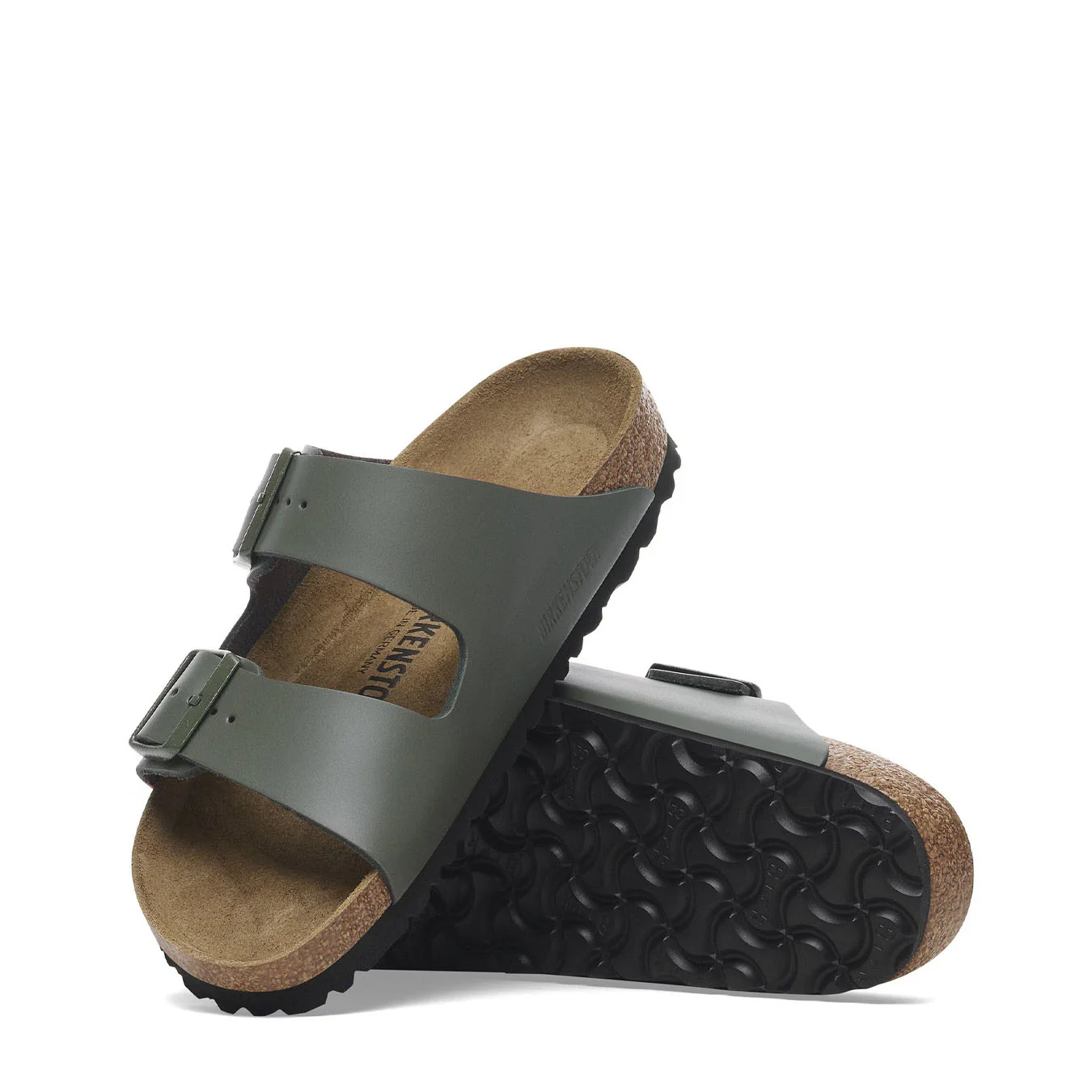 Birkenstock Womens Arizona Sandal Narrow Fit Thyme - Image 3