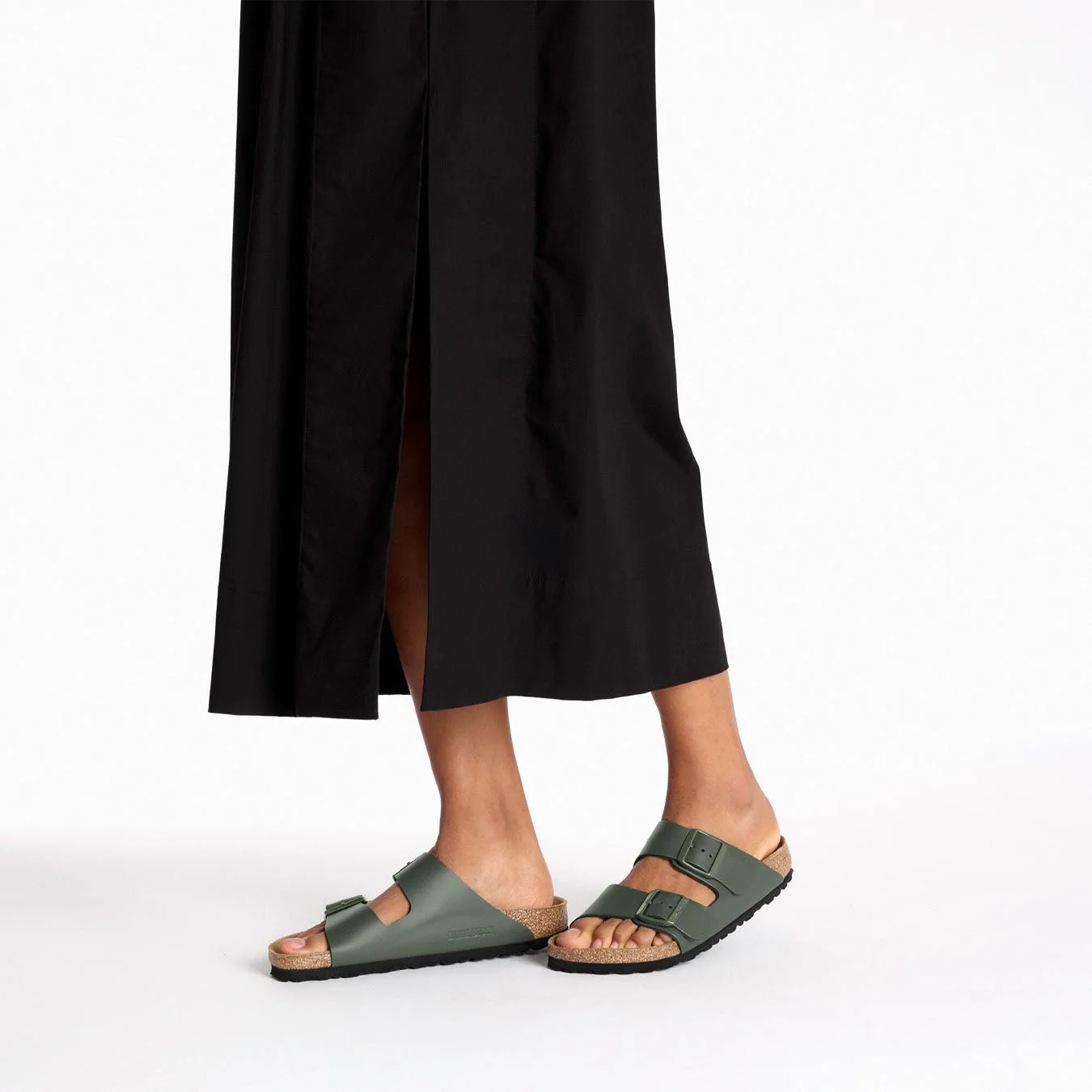 Birkenstock Womens Arizona Sandal Narrow Fit Thyme - Image 5