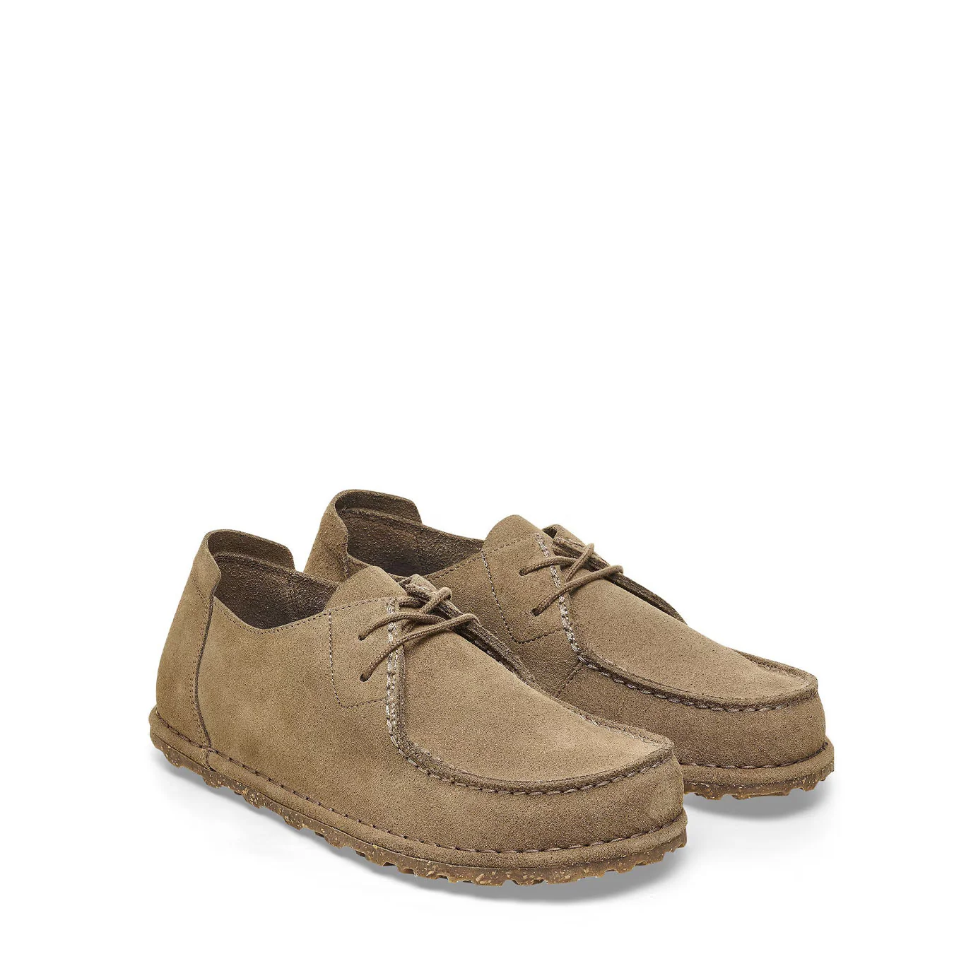 Birkenstock Womens Utti Lace Shoe Narrow Fit Gray Taupe - Image 2