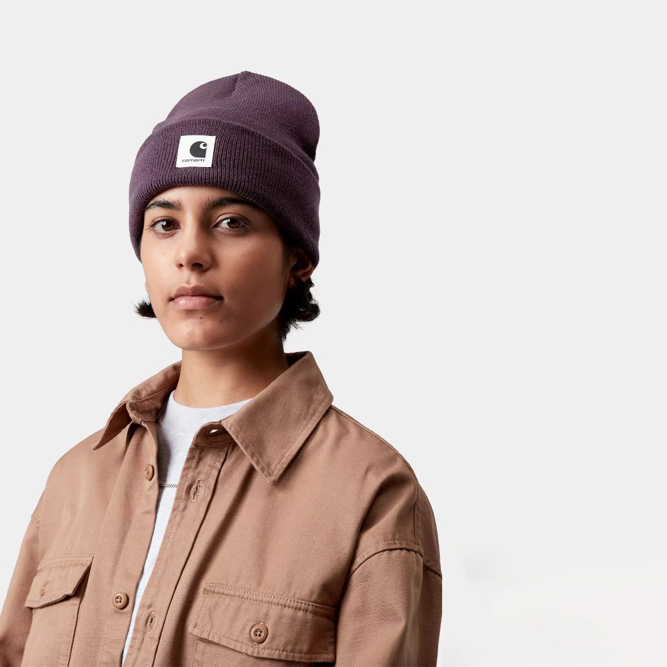 Carhartt WIP Ashley Beanie Cozy Purple - Image 3