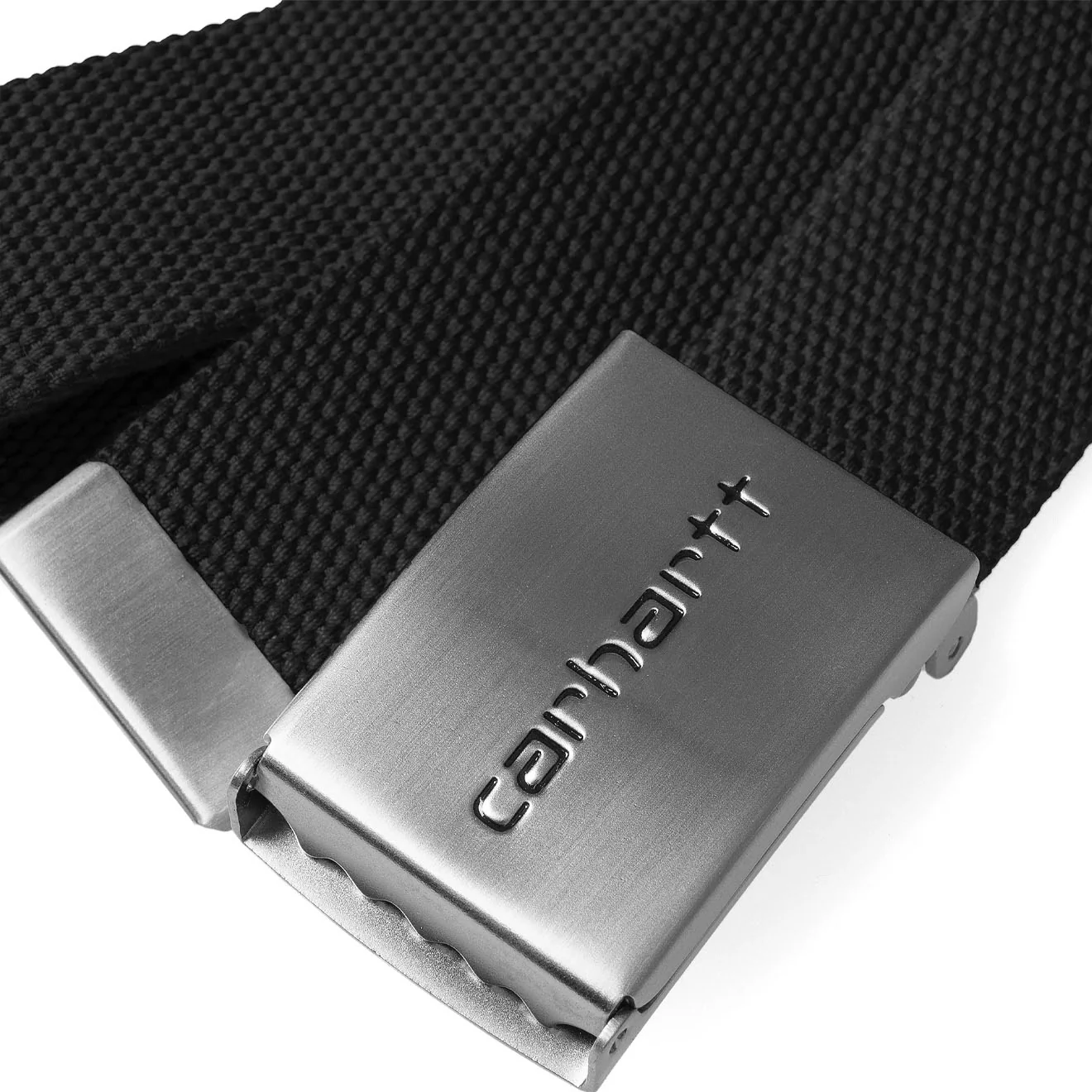 Carhartt WIP Clip Belt Chrome Black - Image 2
