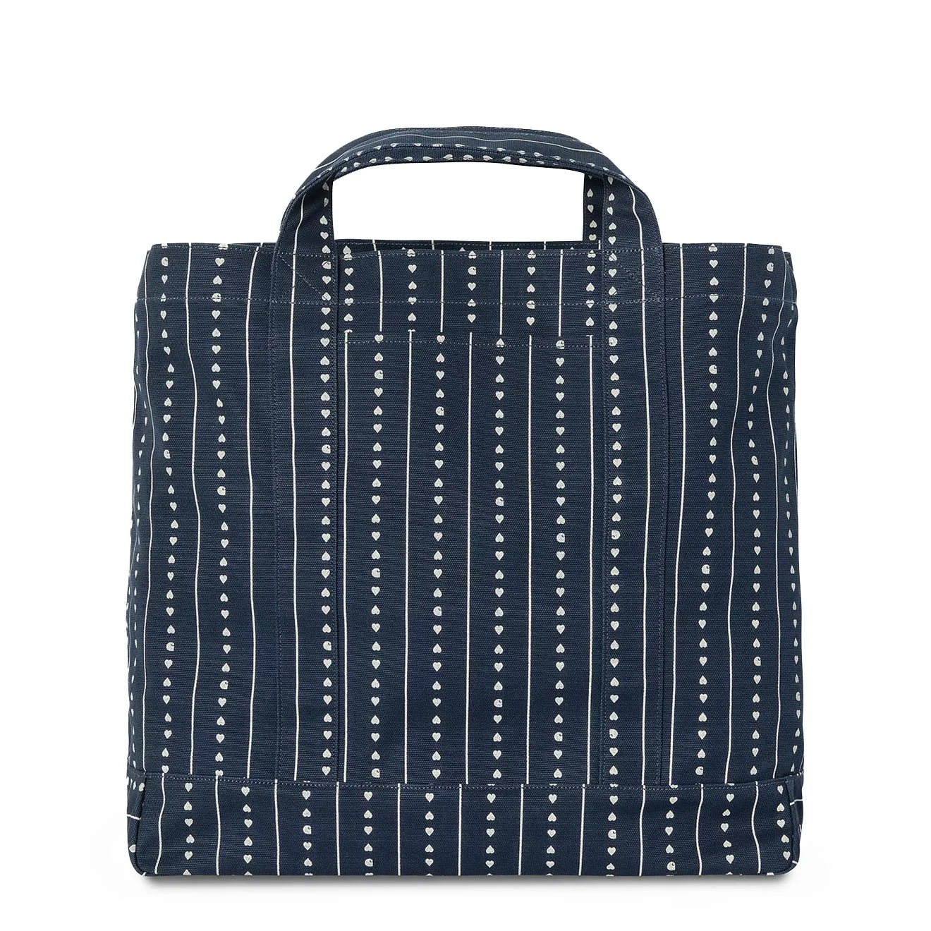 Carhartt WIP Drewe Tote Big Heart C Pinstripe / Ink / Natural - Image 3