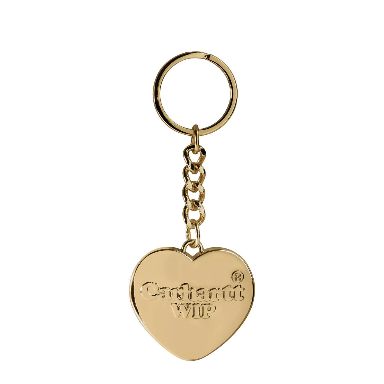Carhartt WIP Heart Keychain Gold