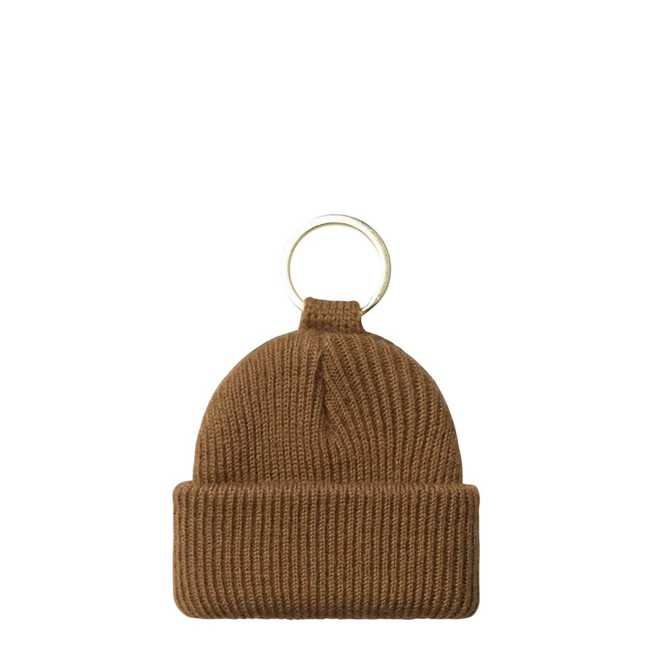 Carhartt WIP Mini Watch Hat Keychain Hamilton Brown - Image 2