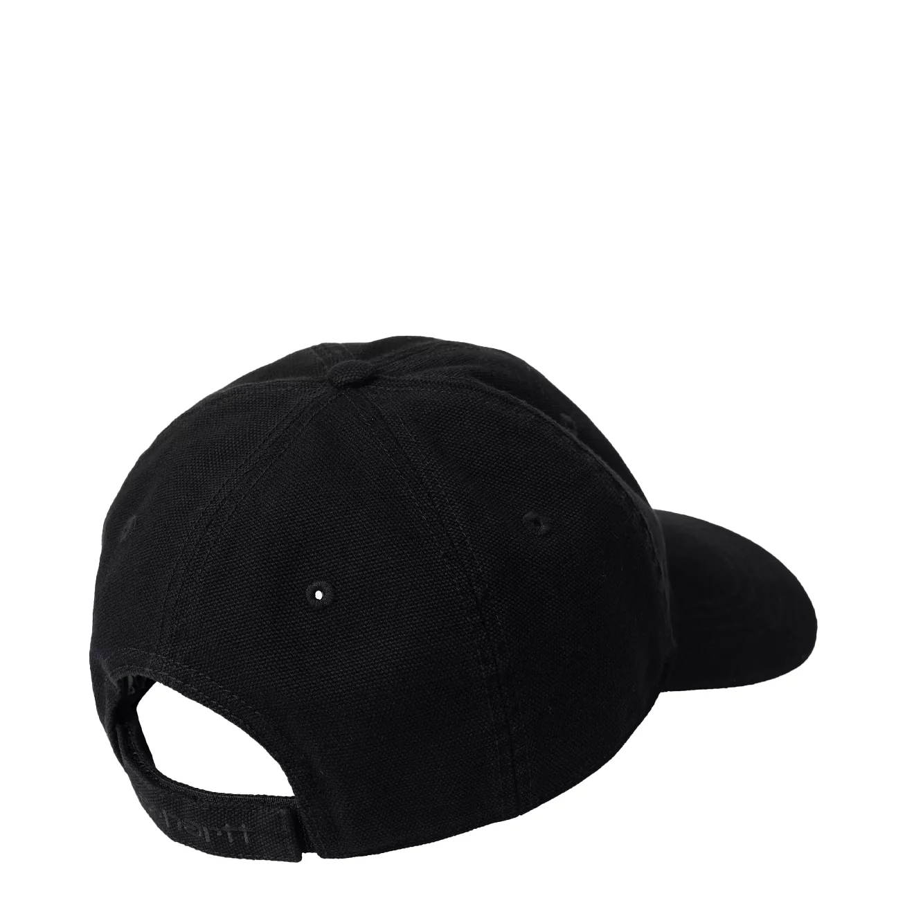Carhartt WIP Selby Canvas Cap Black Stone Washed - Image 2