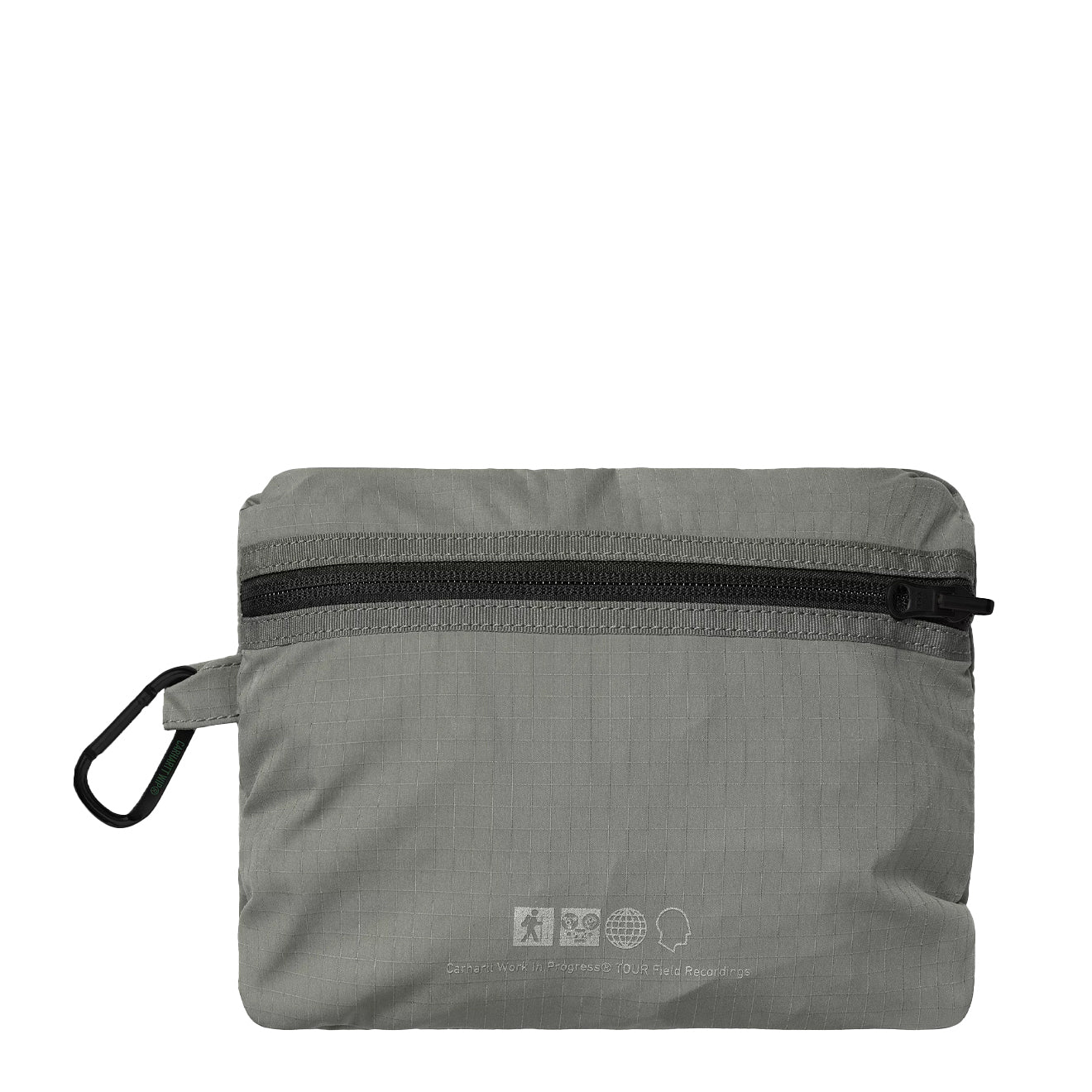 Carhartt WIP Tour Packable Travel Bag Smoke Green / Reflective - Image 2