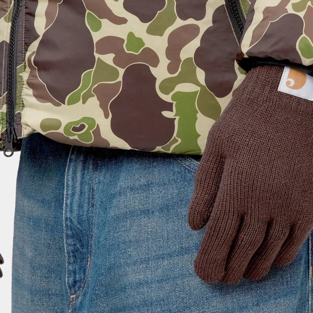 Carhartt WIP Watch Gloves Palisander - Image 2