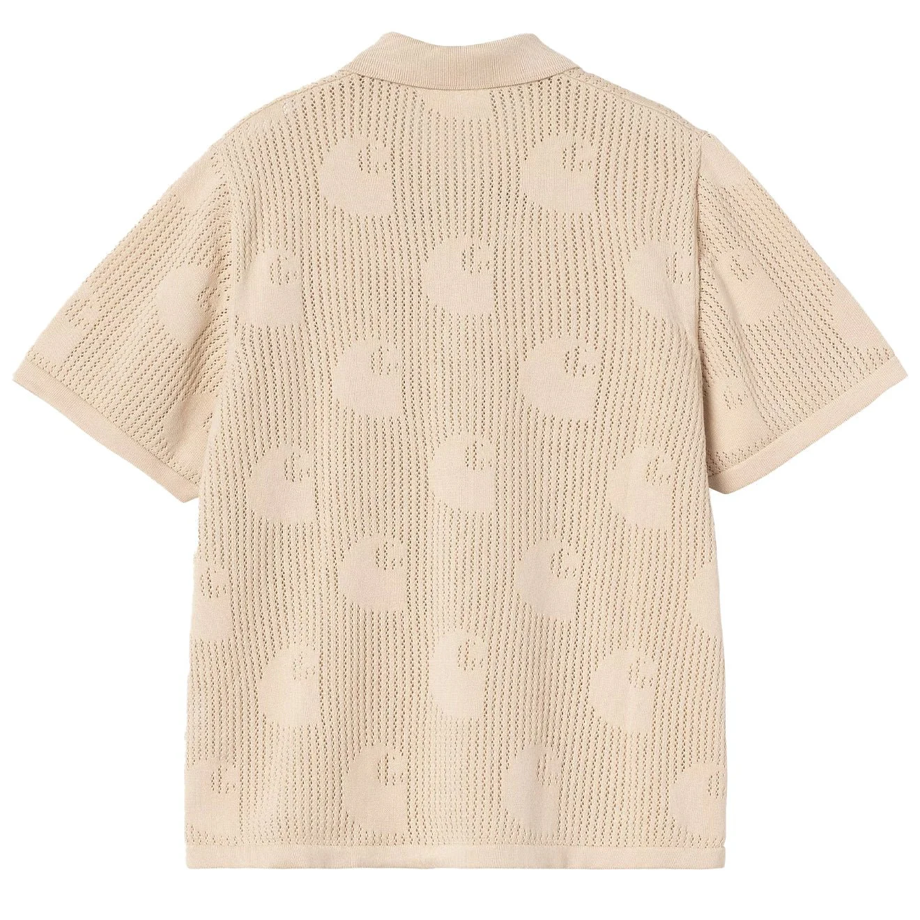 Carhartt WIP We S/S Temple Knit Shirt Fleur De Sel - Image 2