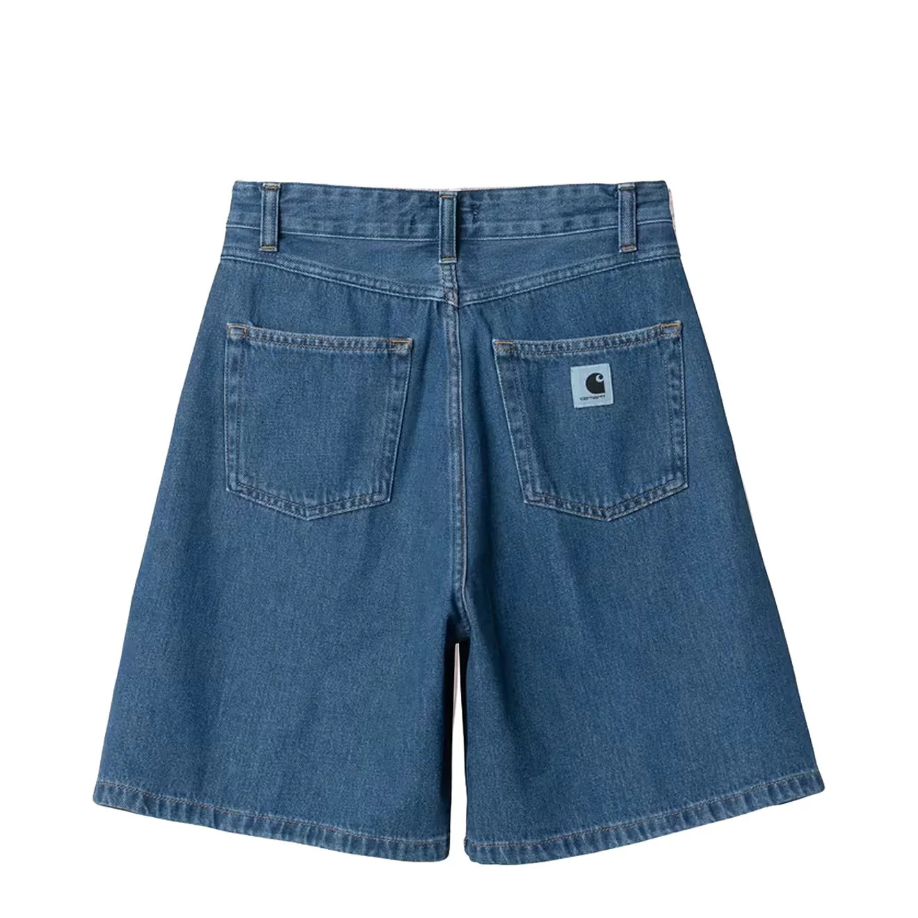 Carhartt WIP Womens Alta Short Blue Stone Bleached - Image 2