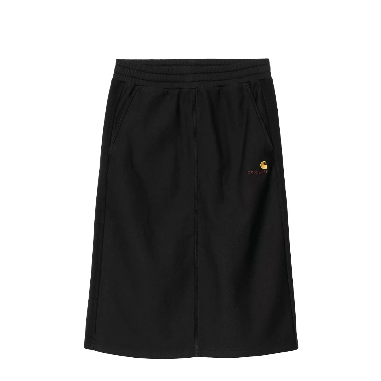 Carhartt WIP Womens American Script Sweat Skirt Black