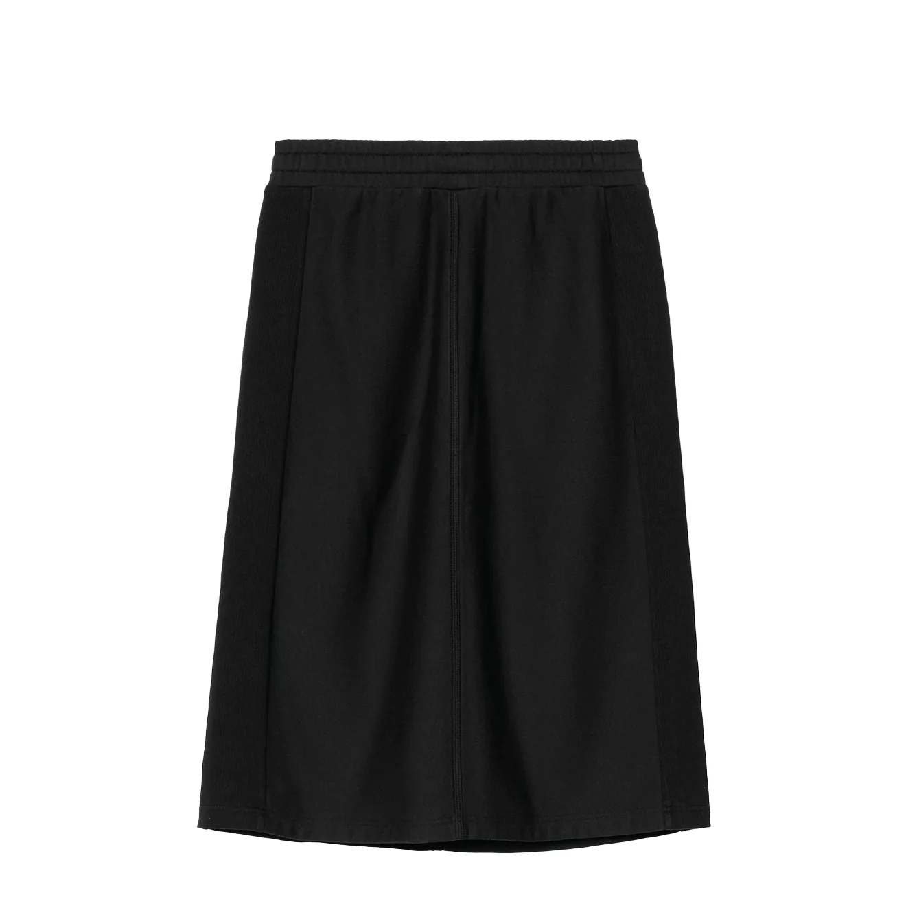 Carhartt WIP Womens American Script Sweat Skirt Black - Image 2