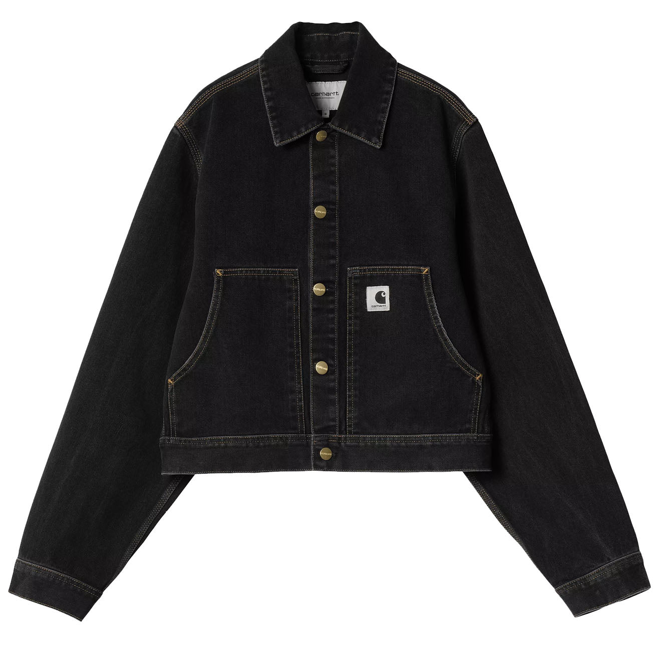 Carhartt WIP Womens Arca jacket Black Stone Washed