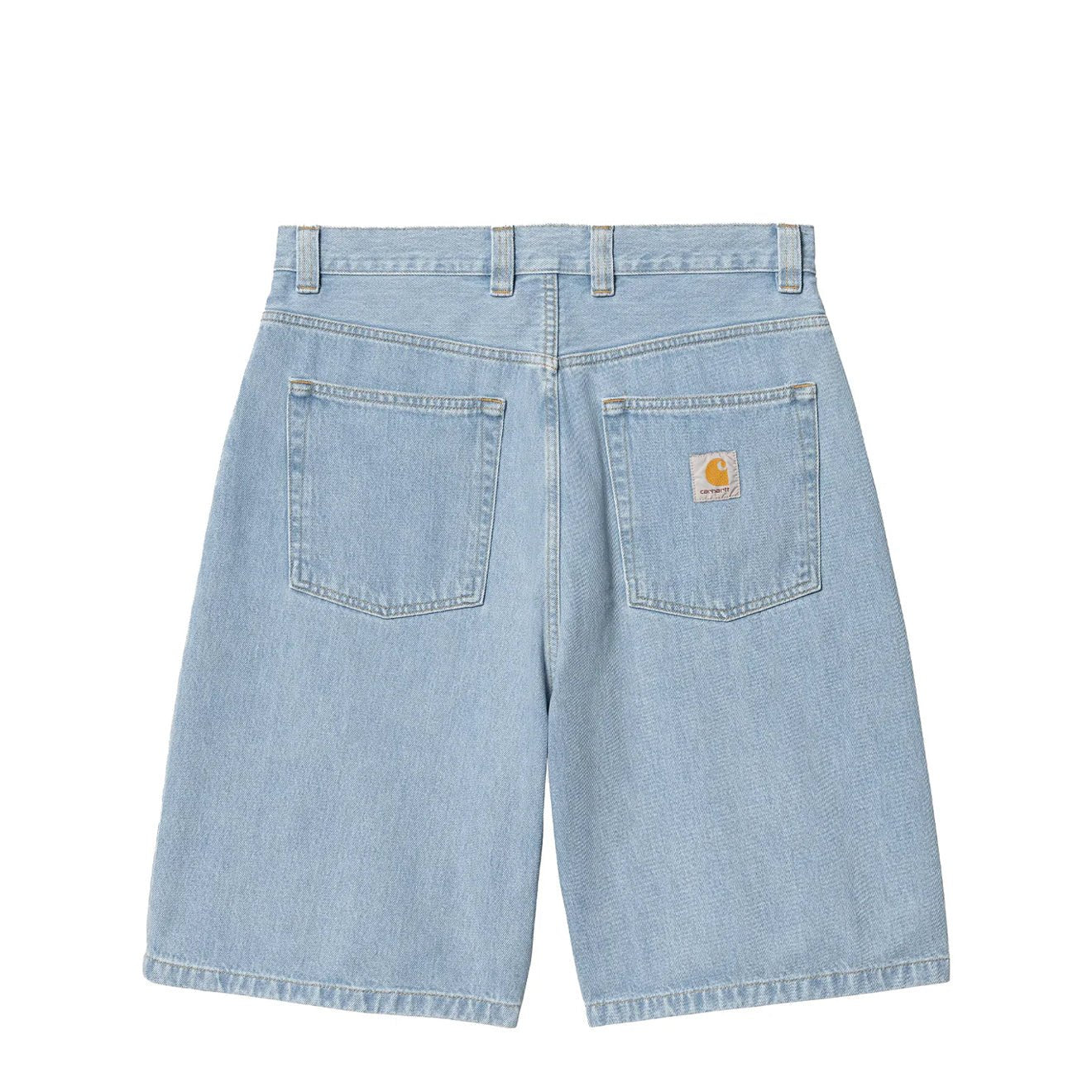 Carhartt WIP Womens Brandon Short Blue Stone Bleached - Image 2