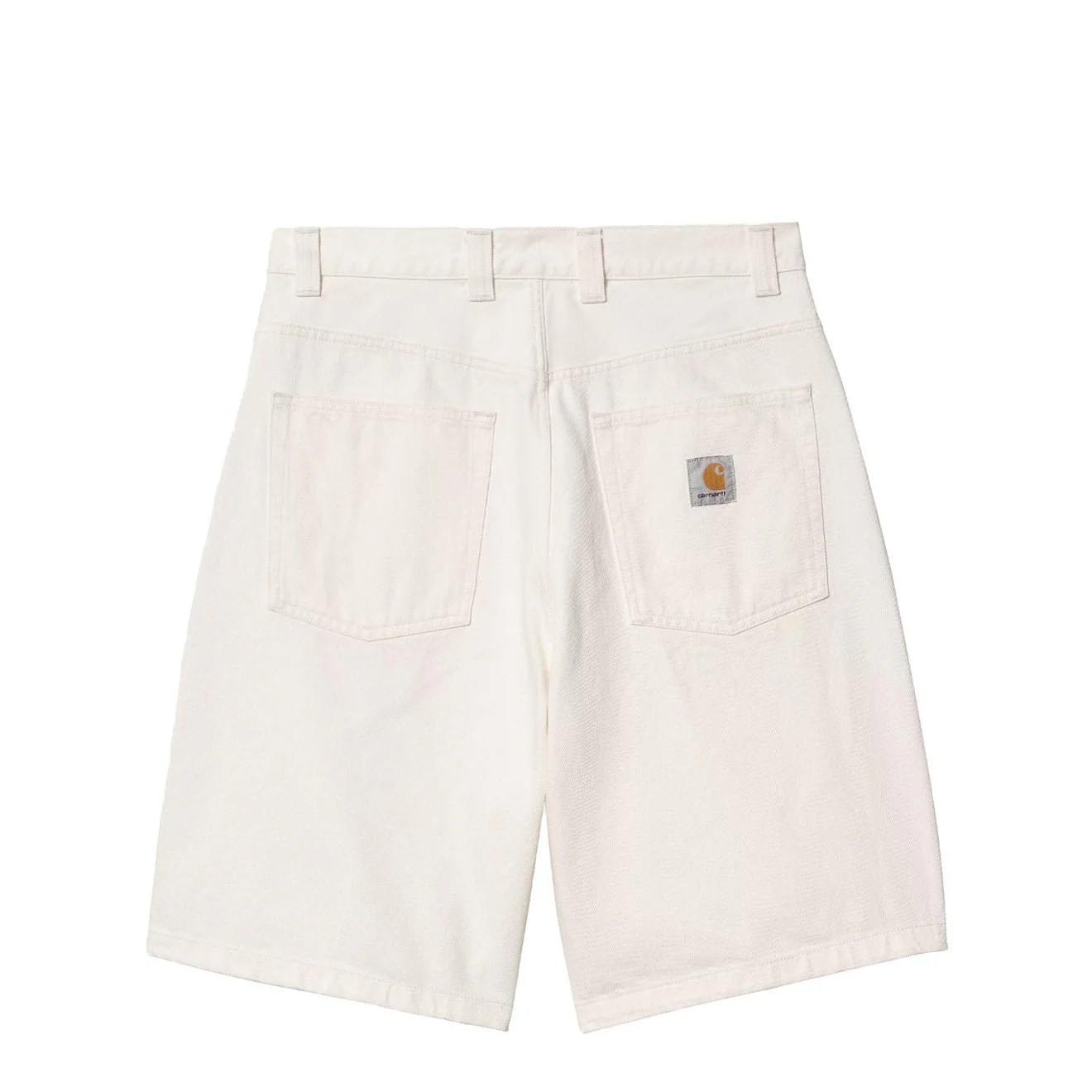 Carhartt WIP Womens Brandon Short White Rinsed - Image 2
