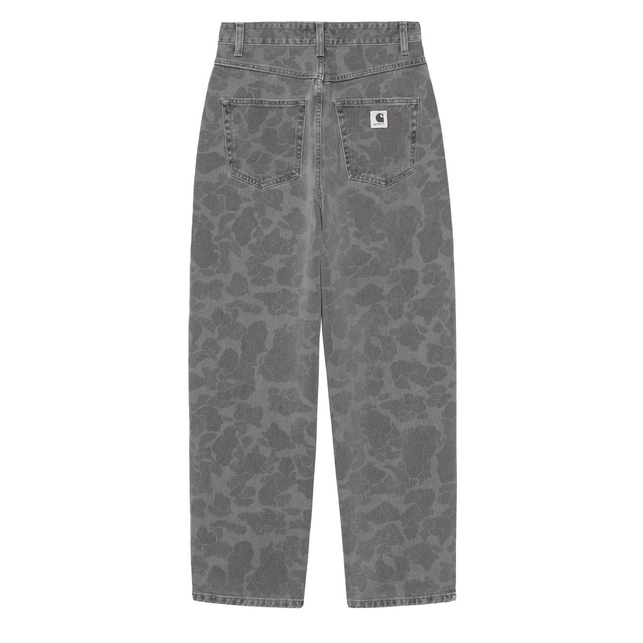 Carhartt WIP Womens Duck Orell Pant Camo Duck Black Heavy Bleached - Image 2