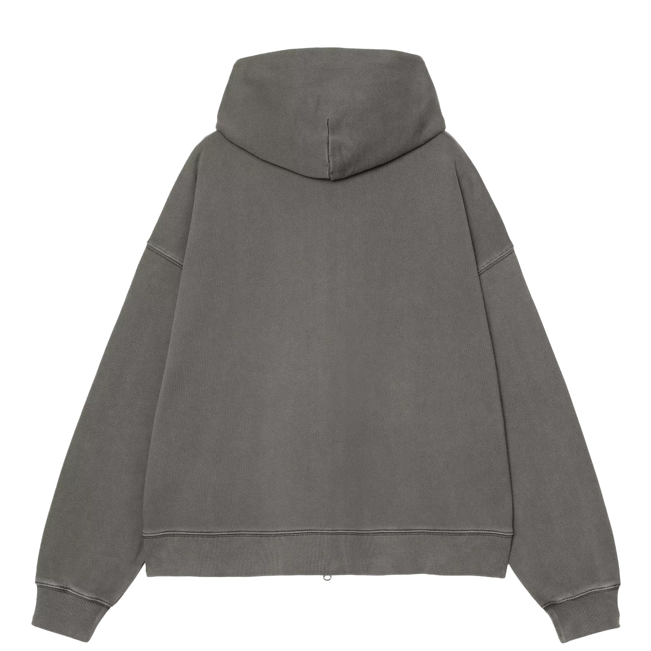 Carhartt WIP Womens Hooded Benton Jacket Graphite Garment Dyed - Image 2