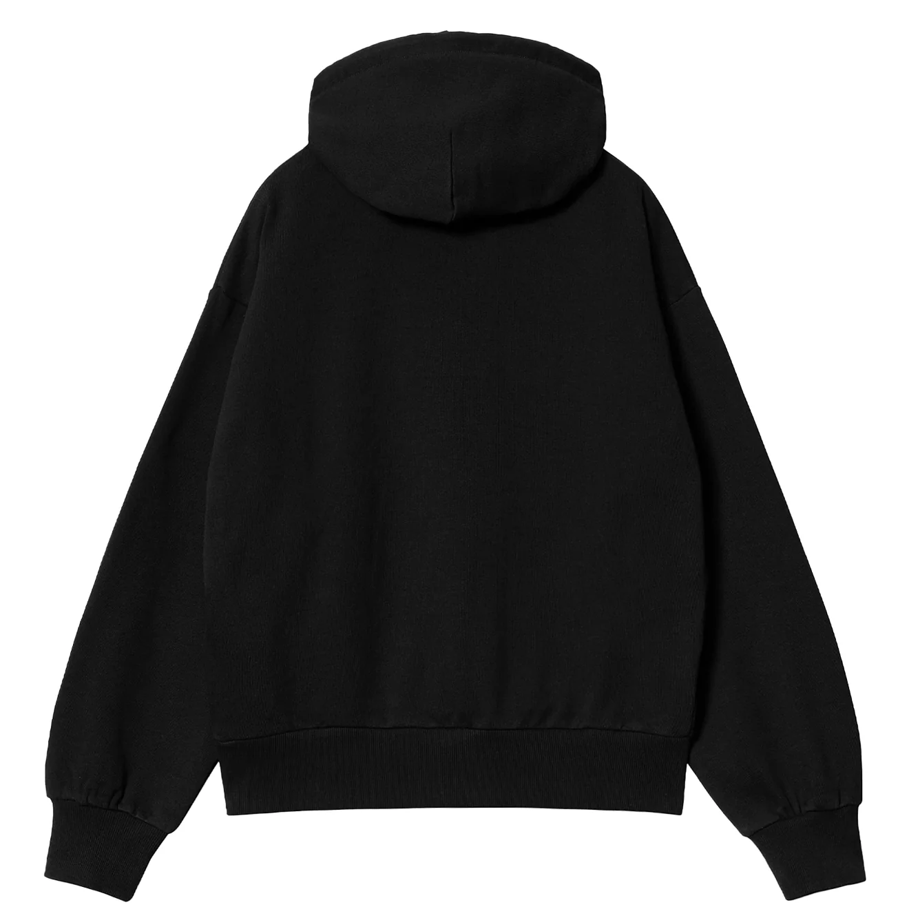 Carhartt WIP Womens Hooded Casey Sweatshirt Black / Silver - Image 2