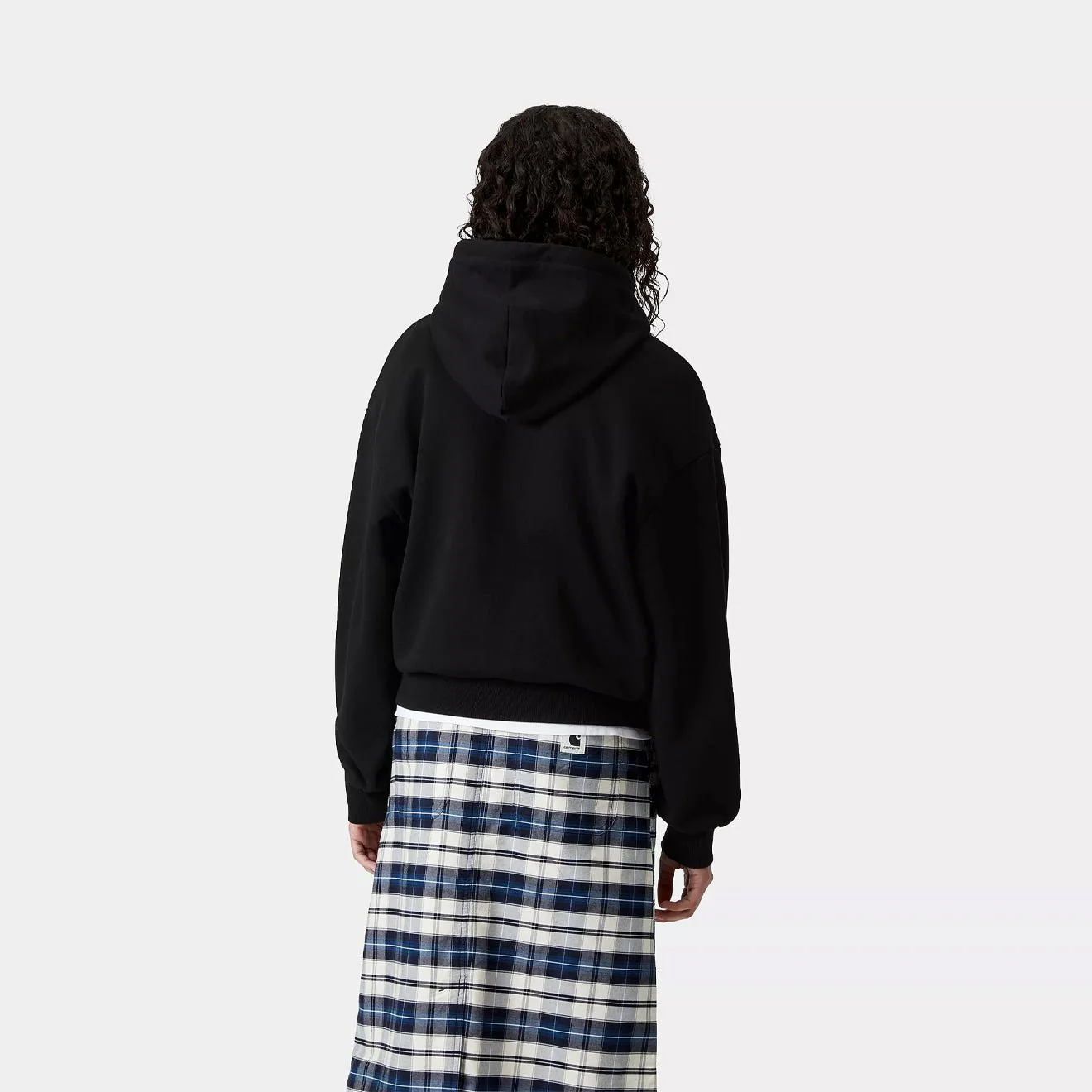 Carhartt WIP Womens Hooded Casey Sweatshirt Black / Silver - Image 4